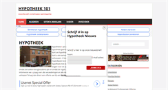 Desktop Screenshot of hypotheek101.nl