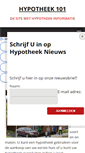 Mobile Screenshot of hypotheek101.nl